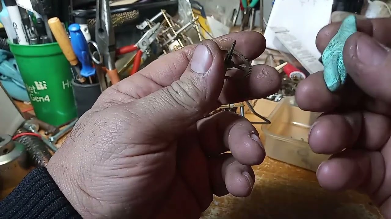 Merry Christmas.  How to  use Rodico for clock repair....