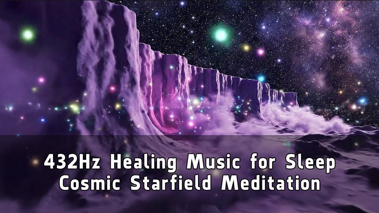 432Hz Healing Music for Sleep — Cosmic Starfield Meditation