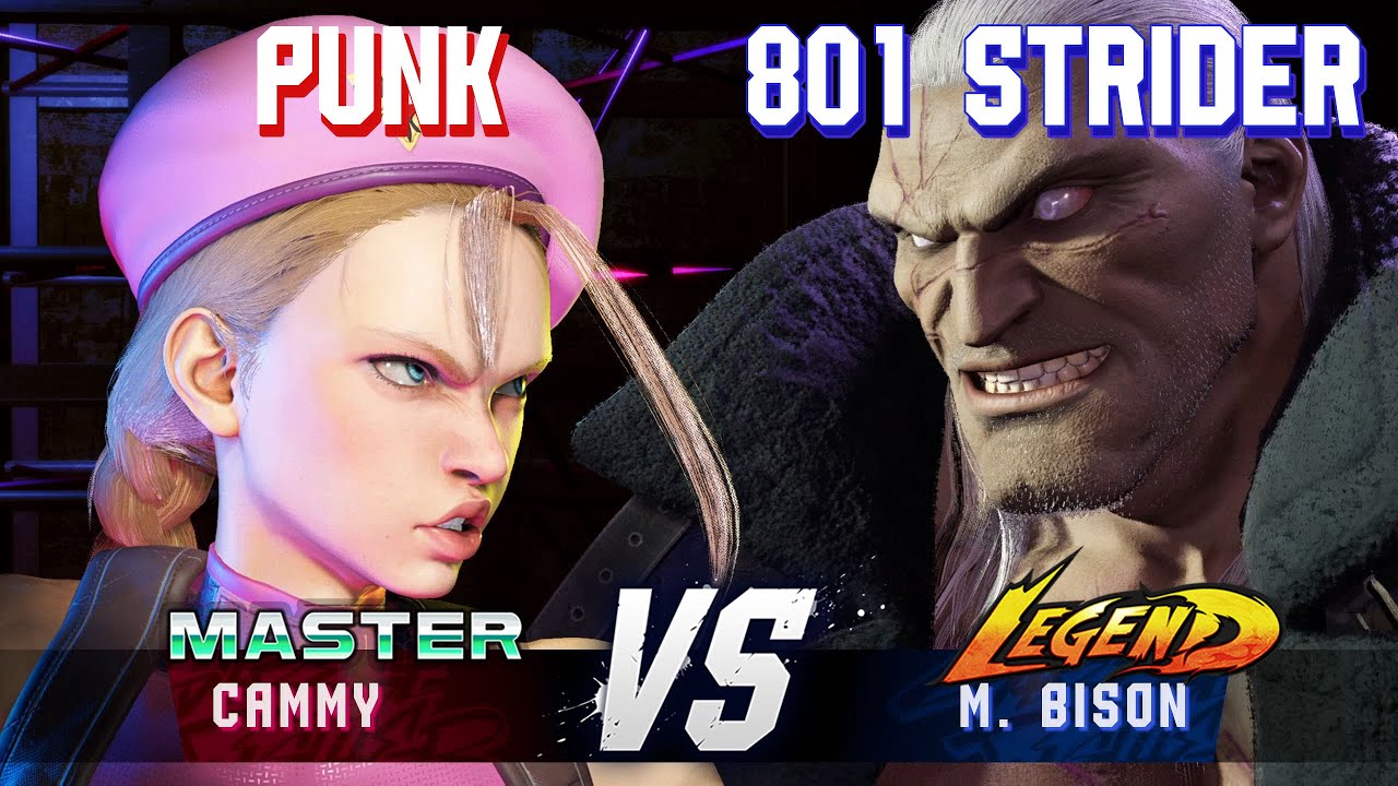 SF6 ▰ PUNK (Cammy) vs 801 STRIDER (M.Bison) ▰ High Level Gameplay