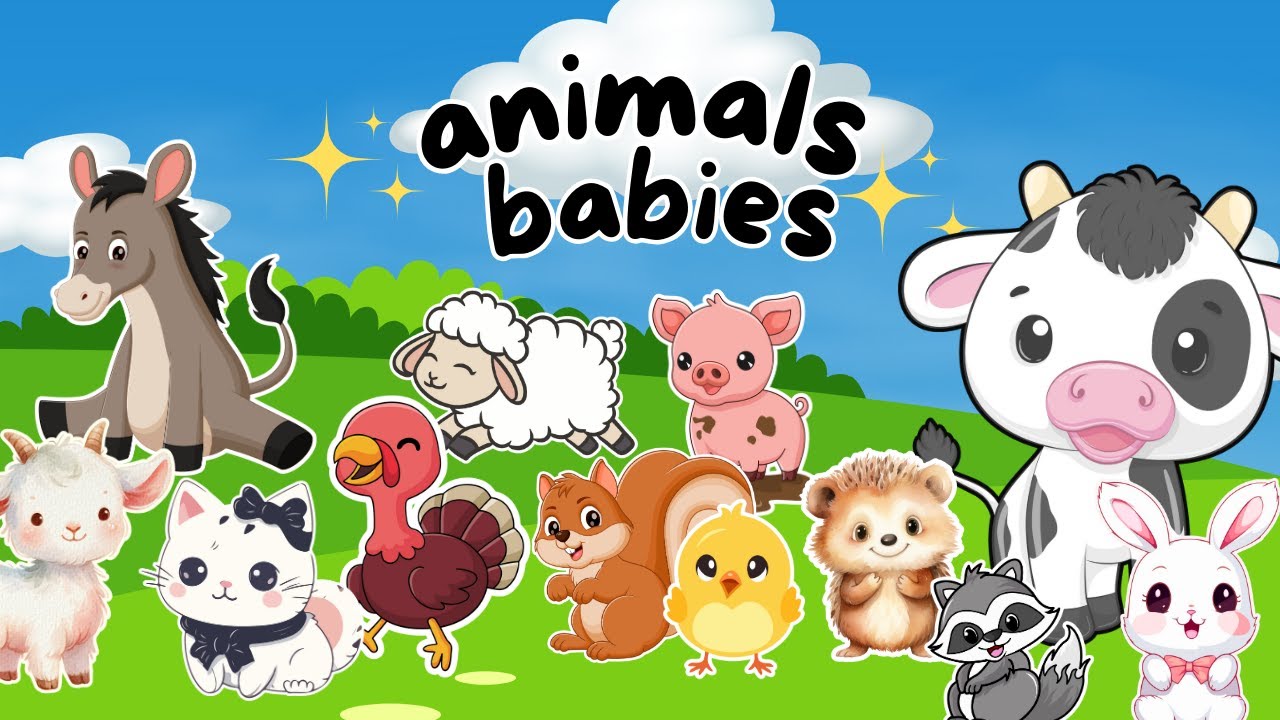 The Cutest Animal Babies on the Farm | Animals for Kids | Farm Animals | Toddlers Education 🐾