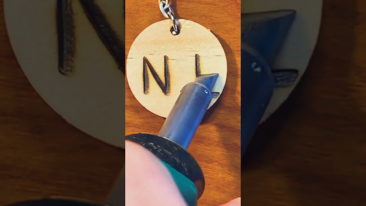 wood keychain