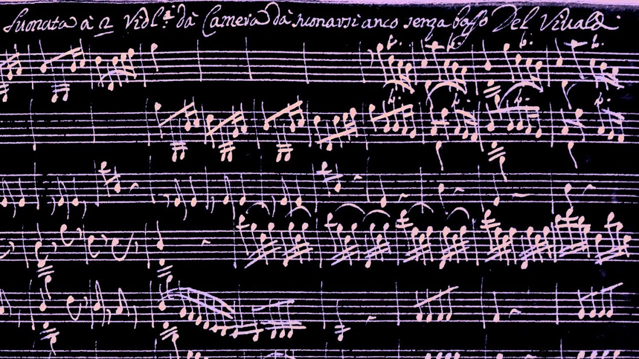 VIVALDI | Sonata for 2 Violins RV 71 in G major | Original manuscript