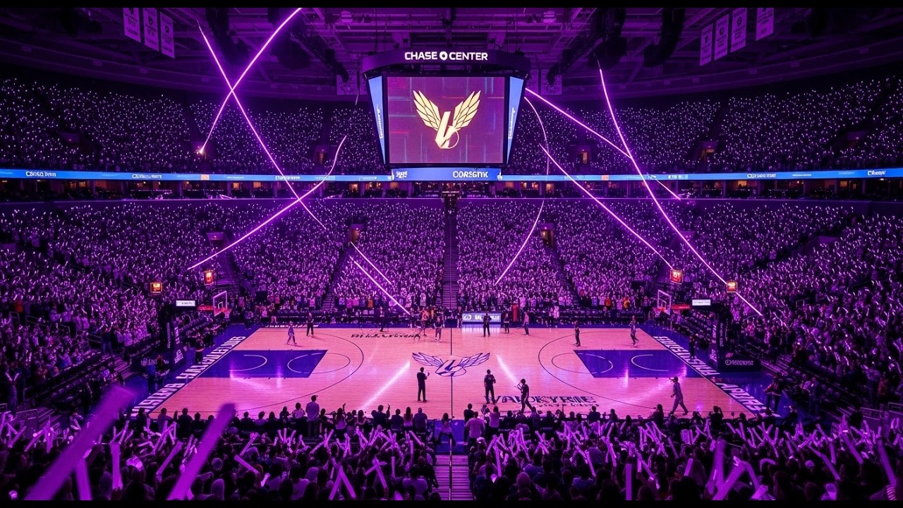 First Game Atmosphere At Chase Center For The Golden State Valkyries Opener 🏀 💜