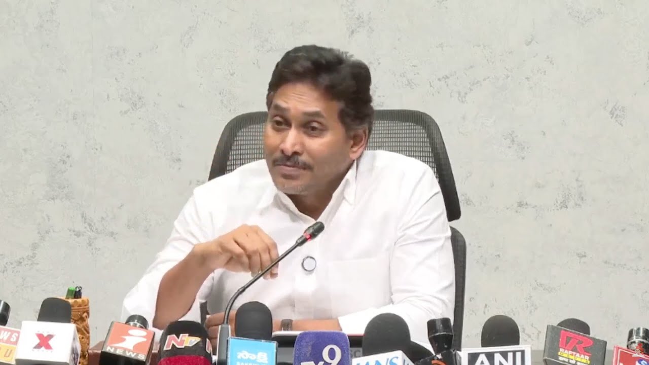 🔴LIVE: YSRCP Chief Sri YS Jagan Mohan Reddy Press Meet| ET unlimited