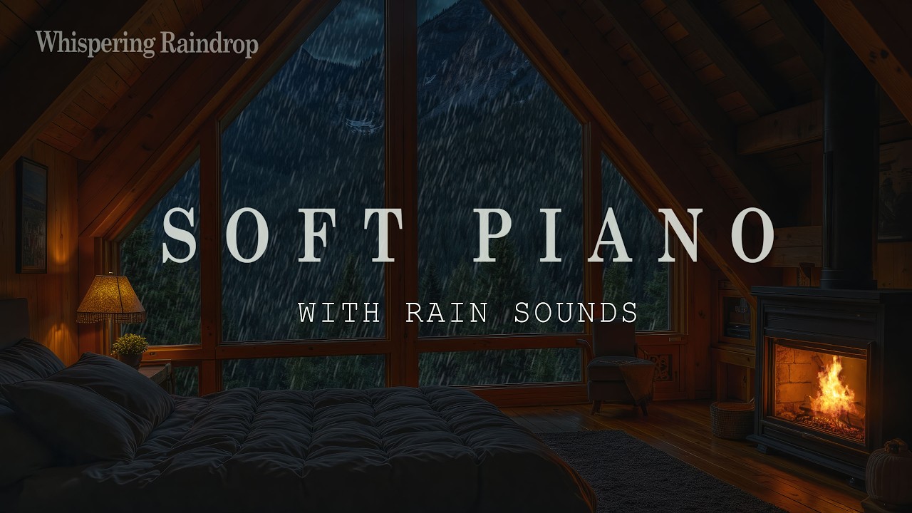 12 Hours Deep Sleep and Stress Relief 🌧️ Relieve Stress, Anxiety & Fall Asleep Fast 🎶 Healing Rain
