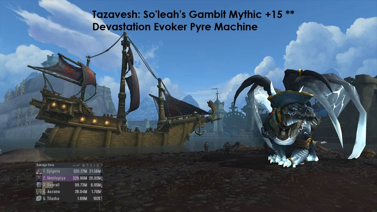🐉 Pyre Machine Bot Unleashed! Devastation Evoker M+15 ** So’leah’s Gambit