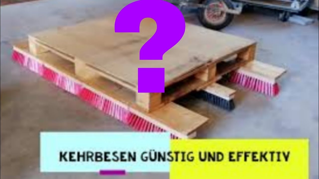 Kehrbesen günstig #guteidee und sehr effektiv.