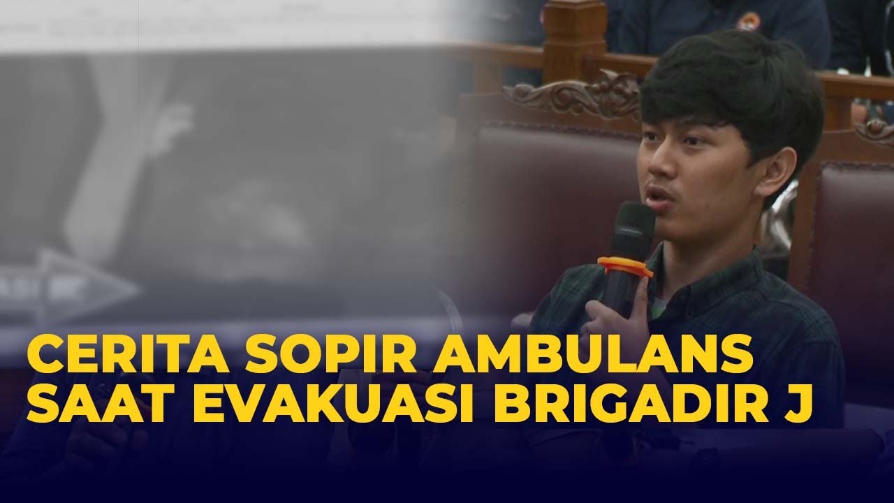 [FULL] Pengakuan Sopir Ambulans Saat Evakuasi Jenazah Brigadir J