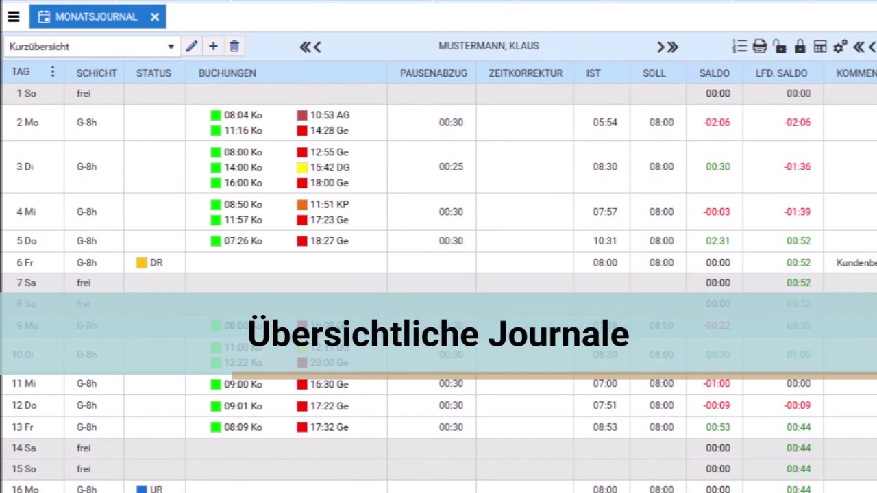 Zeiterfassung TiMaS