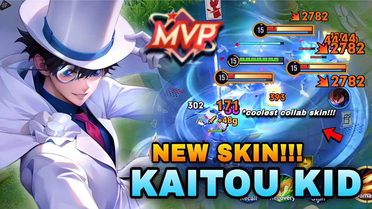 NEW SKIN! KAITOU KID PHANTOM THIEF MARCO POLO SKIN GAMEPLAY! | HONOR OF KINGS LEGEND RANK