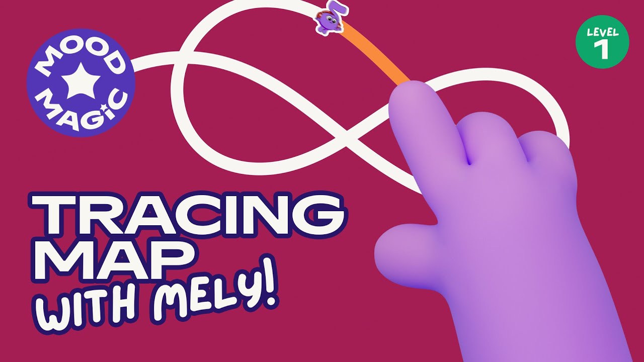 Finger Tracing Activity for Focus with Mely | Gentle Classroom Brain Break | Level 1 😌