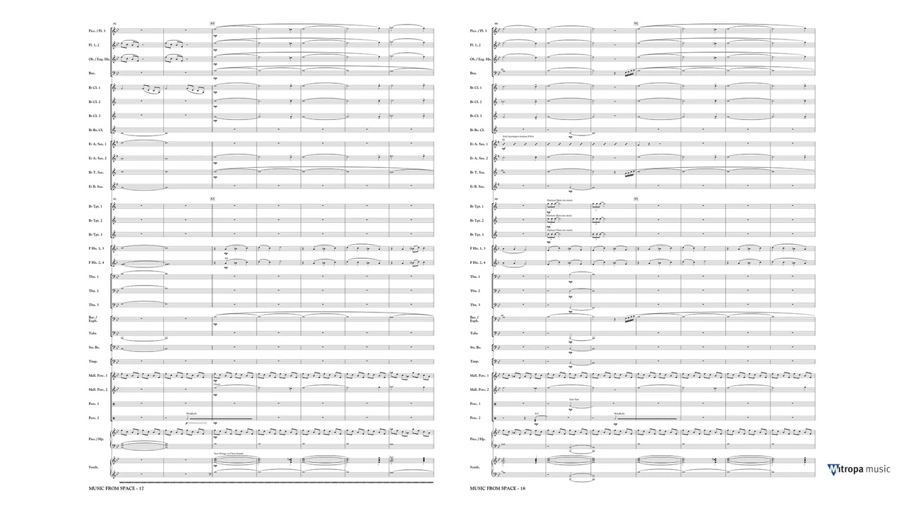 MUSIC FROM SPACE (Concert Band) - Otto M. Schwarz