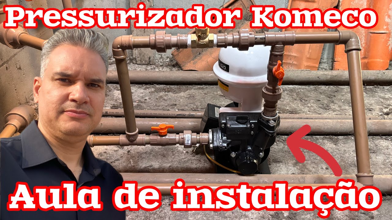 VIDEO AULA COMPLETA PRESSURIZADOR KOMECO | FAÇA VOCÊ MESMO