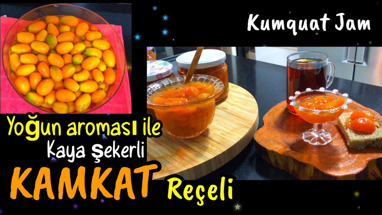 Kamkat Reçeli Nasıl Yapılır Kaya Şekerli Kumkuat Reçeli Tarifi! / Kumquat Jam Recipe
