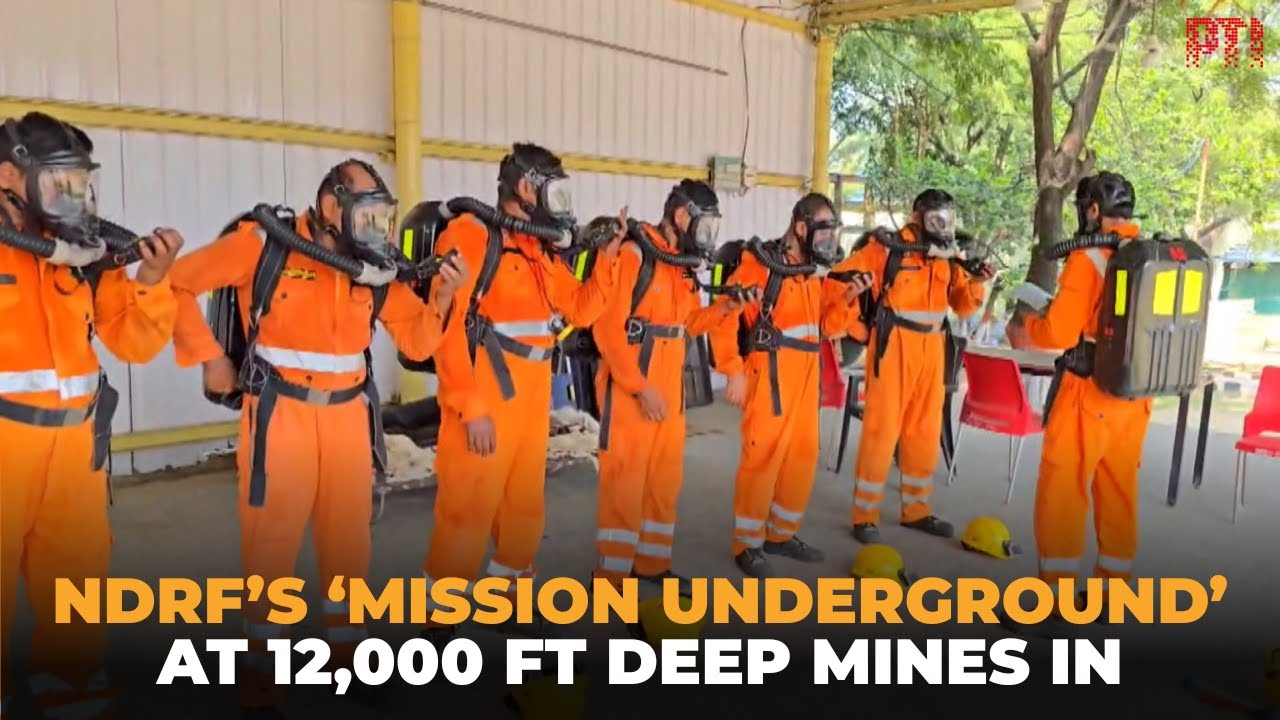 NDRF gets hands-on underground rescue training at Ramagundam mines in Telangana