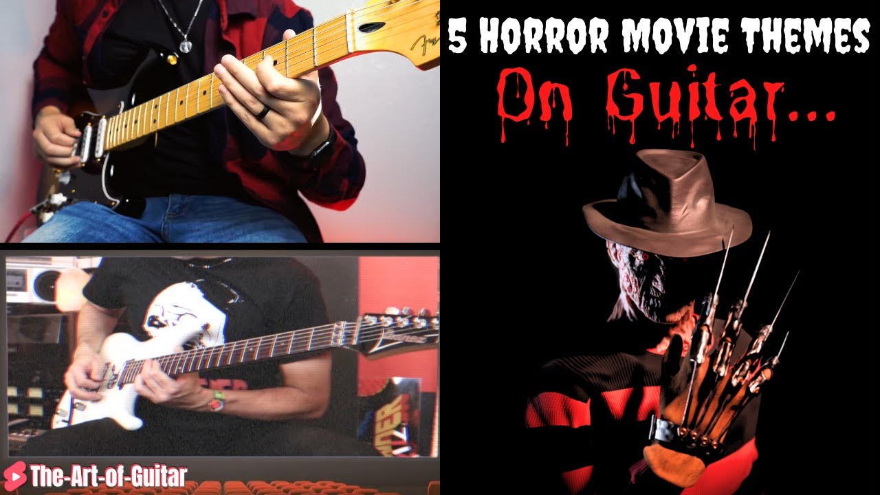 5 HORROR MOVIE THEMES on Guitar! (Feat: The-Art-of-Guitar)