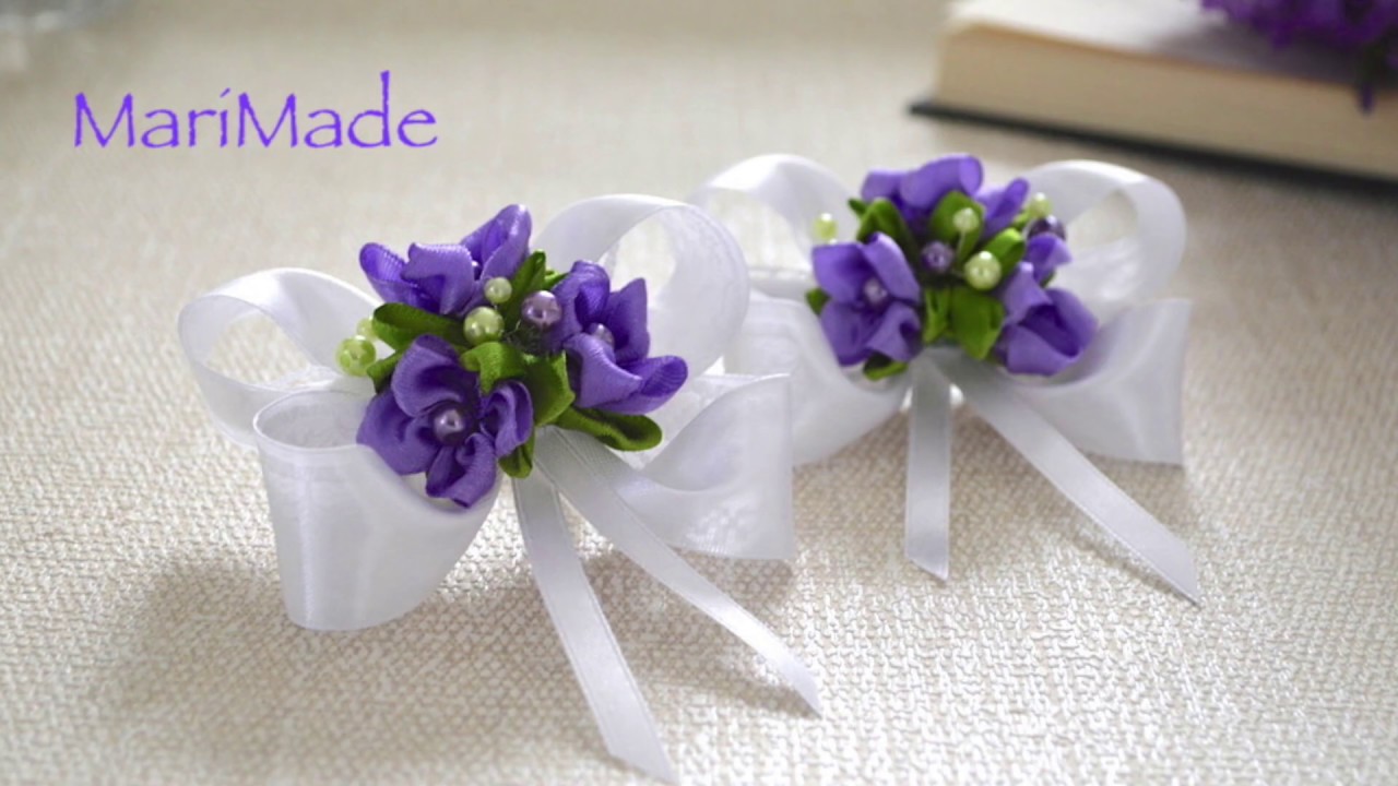 So Easy to Make Bows Video Laço Милые Резиночки для Девочек МК