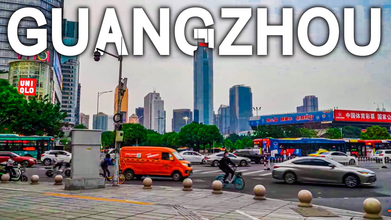 Guangzhou, China, walking in Guangzhou underground shopping mall, Tianhe Festival Walk 4K