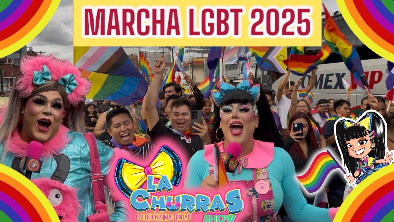 Marcha LGBT Monterrey 2025 🏳️‍🌈 Con Churras Y Coco 🫶🏻