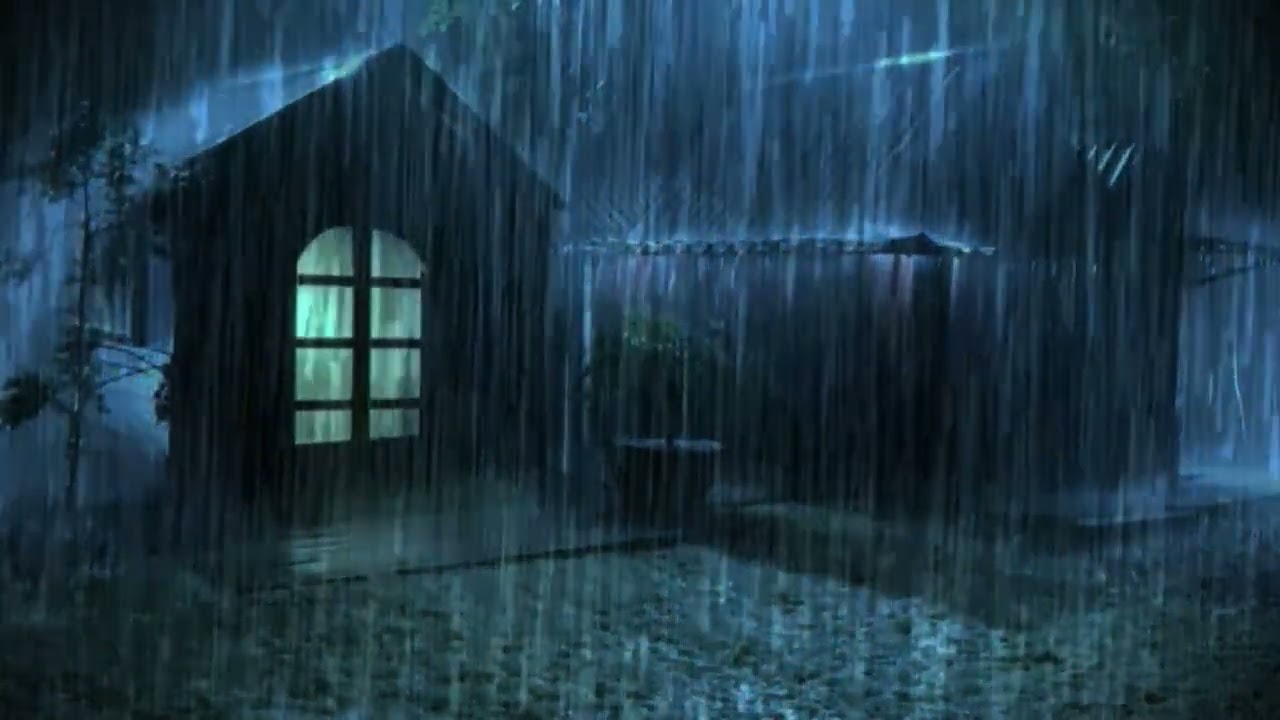 Heavy Rain Strom - Mind Relaxing #rain #sleepsounds