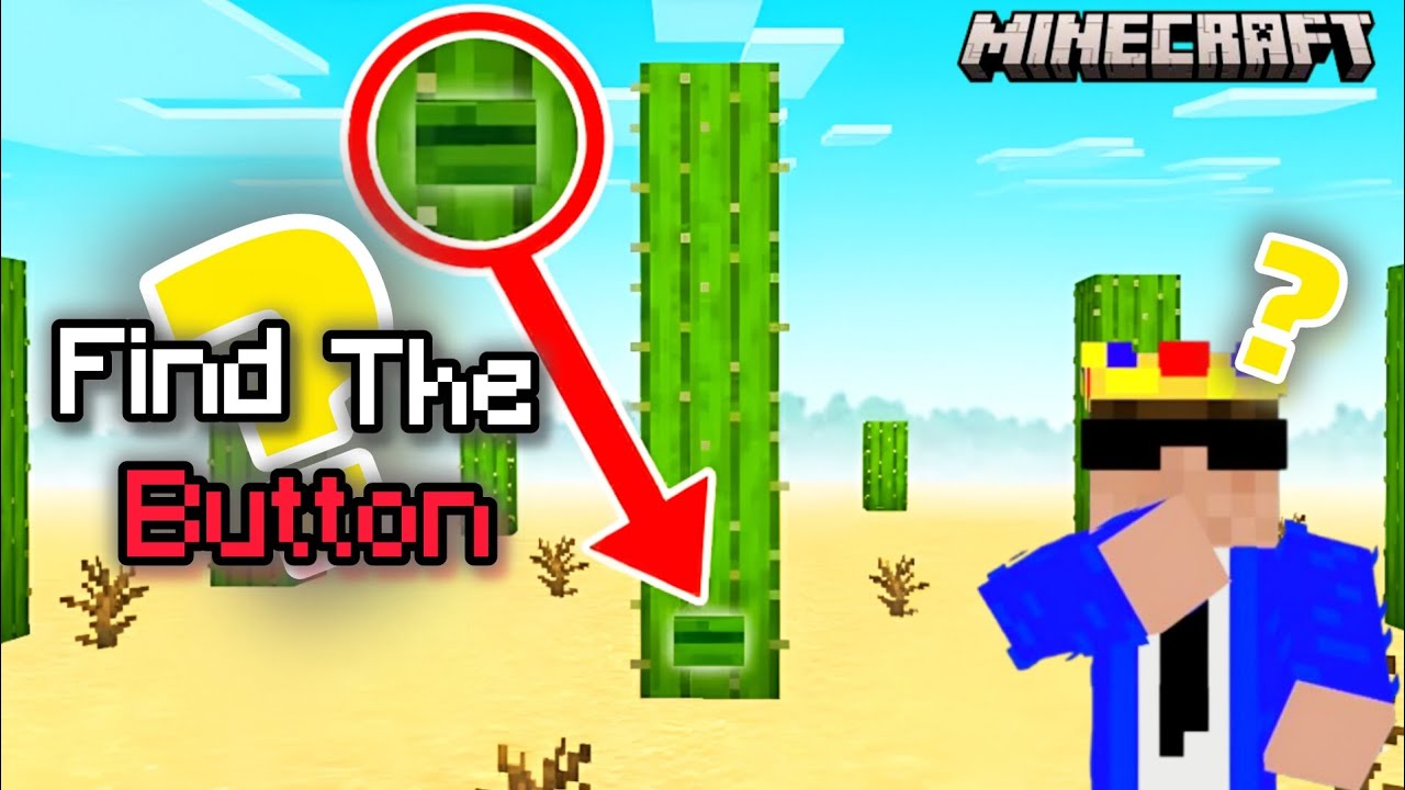 Find the button challenge||MCPE.