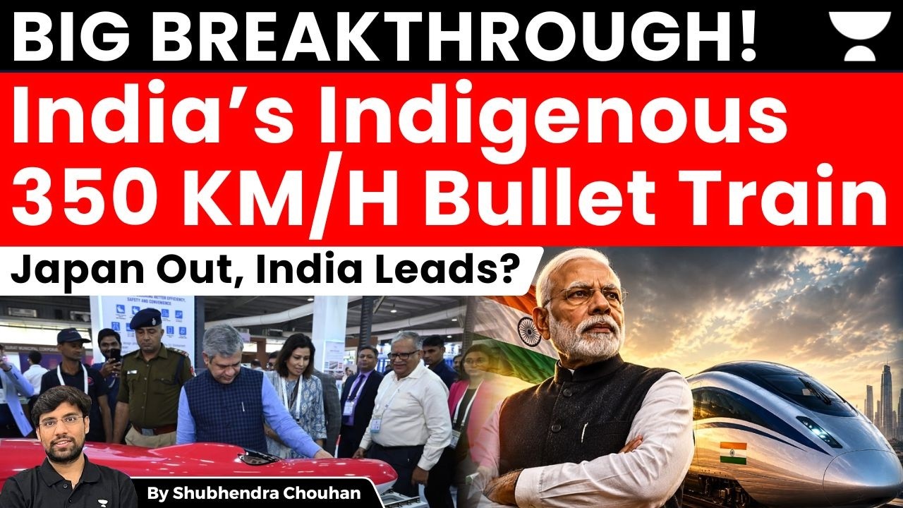 India&rsquo;s 350 Kmph Indigenous Bullet Train | End of Japan&rsquo;s Monopoly? Future of High-Speed Rail