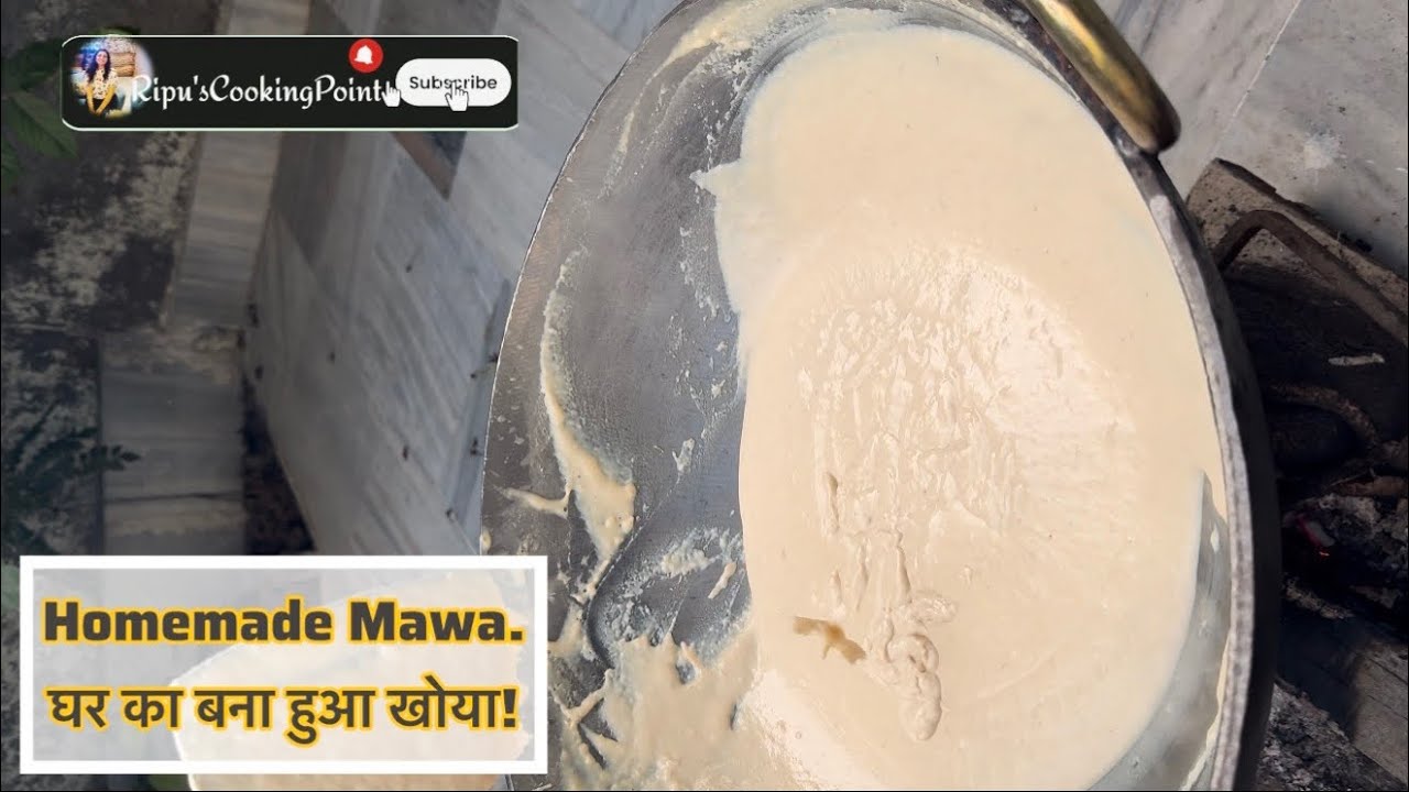 👌🏻खोया बनाना सीखें-सॉफ्ट,क्रीमी और लंबे  समय टीकने वाला!🥄💛#youtubevideo #ripuscookingpoint #food 