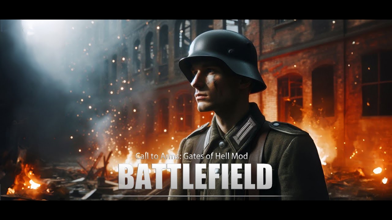 Call to Arms-Gates of Hell: Finest Hour ⚡ Перерезать шоссе ⚡ Battlefield mod by [BWR]Berserker[Pz-J]