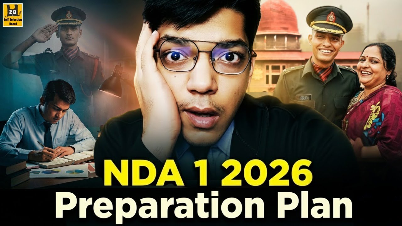 120 Days left for NDA 1 2026 | NDA 1 2026 Preparation Plan | Self Study Plan for NDA 1 2026