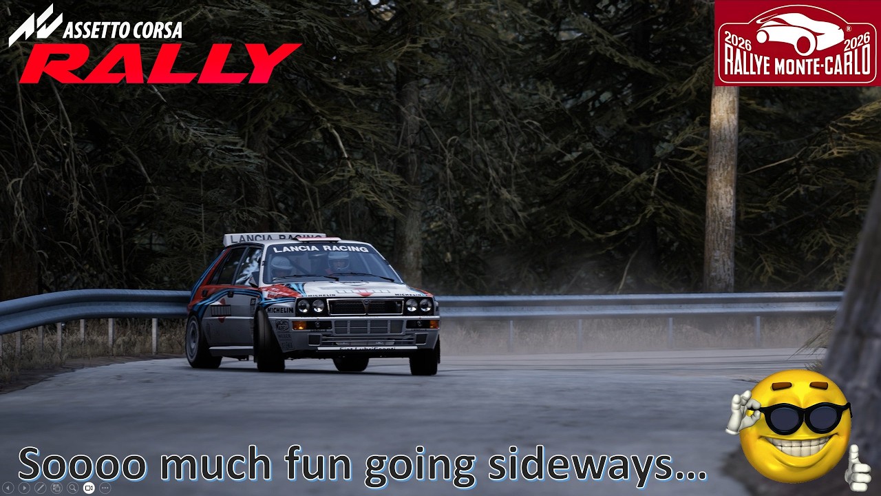 It is ALL about NOT going straight 😎 | Assetto Corsa Rally 🏁🚗 Monte Carlo #asettocorsarally