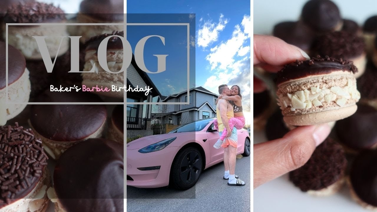 Baker's Barbie Pink Birthday Vlog+A Little Bit of Baking