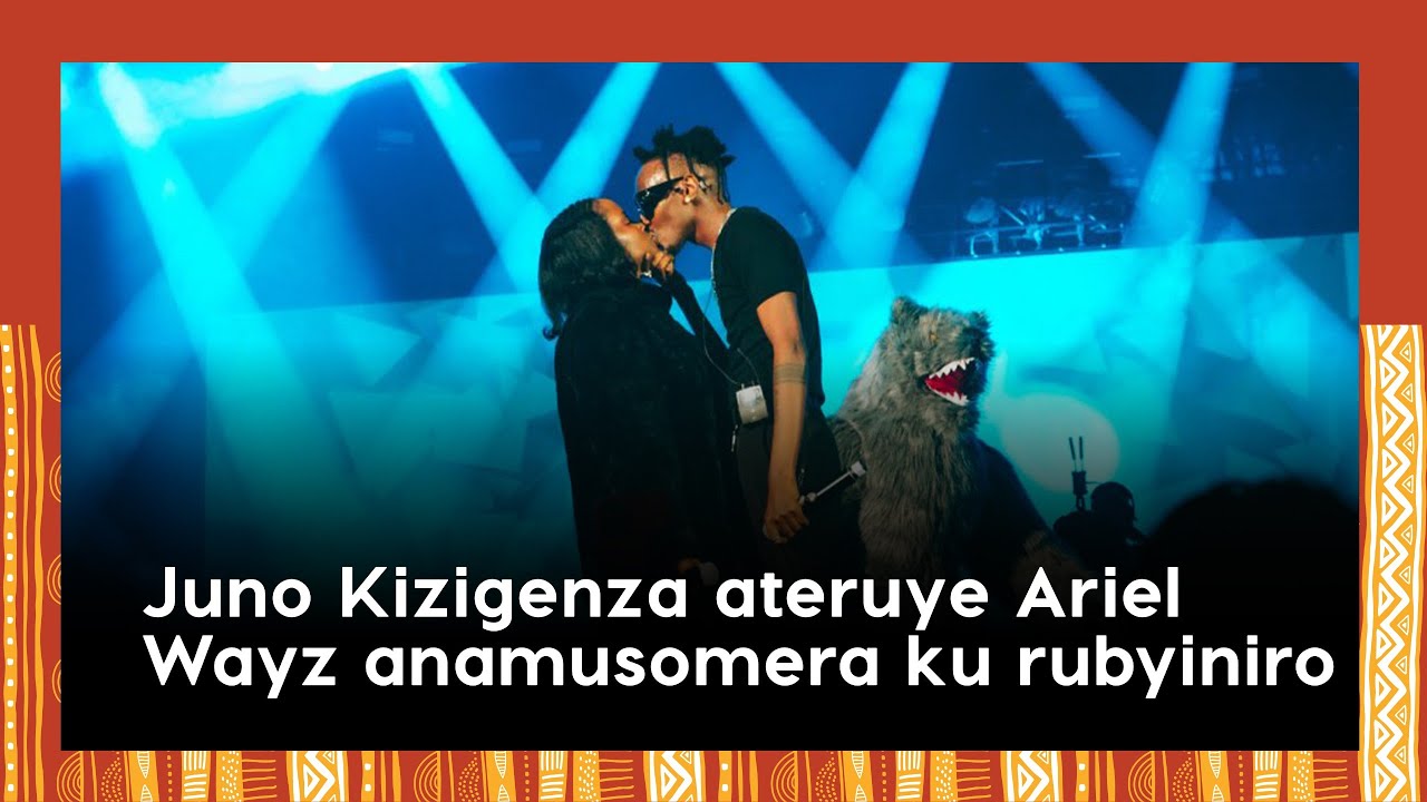 Juno Kizigenza ateruye Ariel Wayz anamusomera ku rubyiniro mu gitaramo cya Davido muri BK Arena