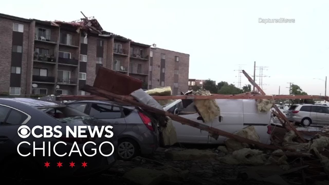 Severe storms cause widespread damage in Chicago suburbs