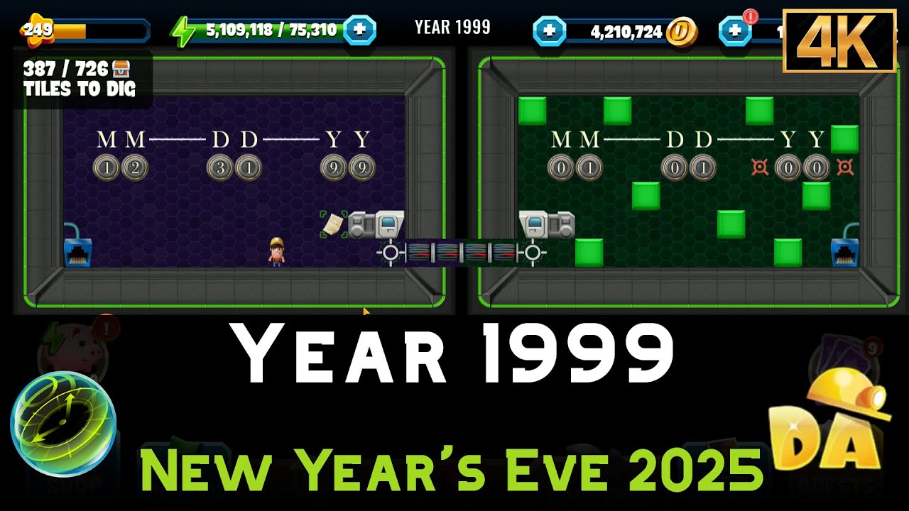 Year 1999 | New Year's Eve 2025 #2 | Diggy's Adventure