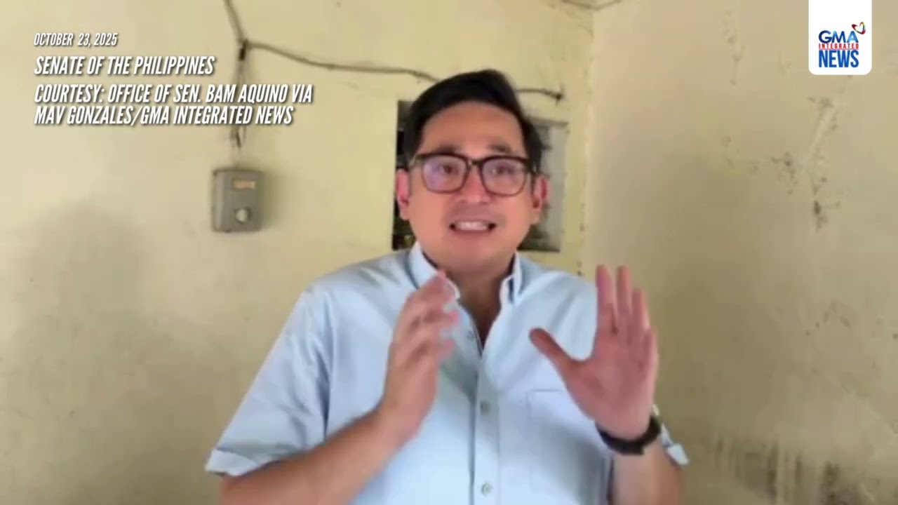 Sen. Bam Aquino urges PBBM to certify the Classroom-Building Acceleration... | GMA Integrated News