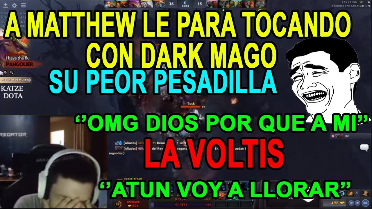 A MATHEW LE PARA TOCANDO DARK MAGO SU PEOR PESADILLA EN SUS RANKEDS | LA VOLTIS | ATUN QUIERO LLORAR