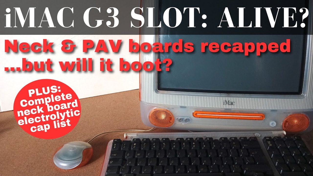 iMac G3 slot load: alive?