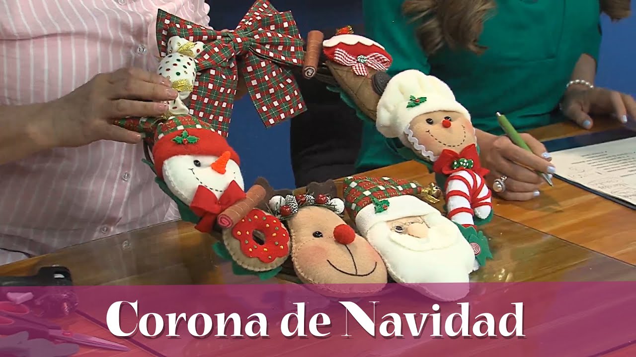 Aprenda y Venda - Corona de Navidad