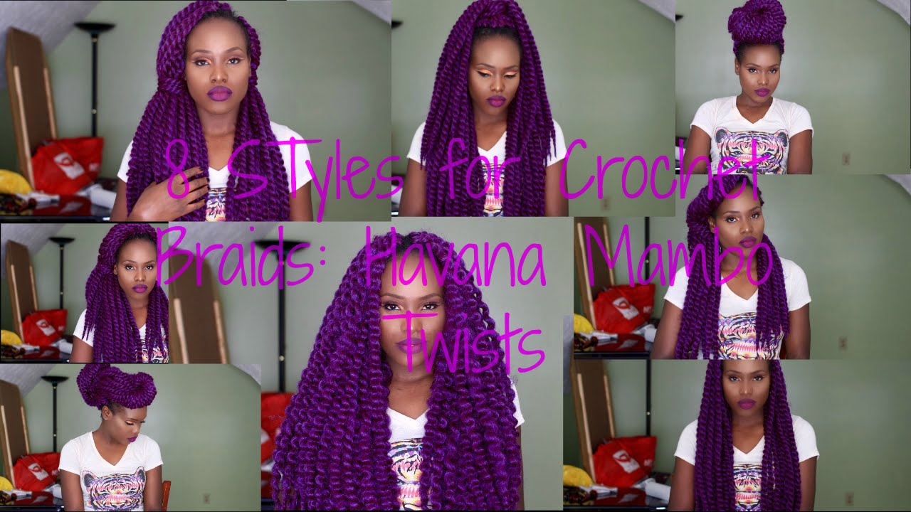 Crochet Braids: How-To|| 8 Styles|| Havana Mambo Twists|| TAILO