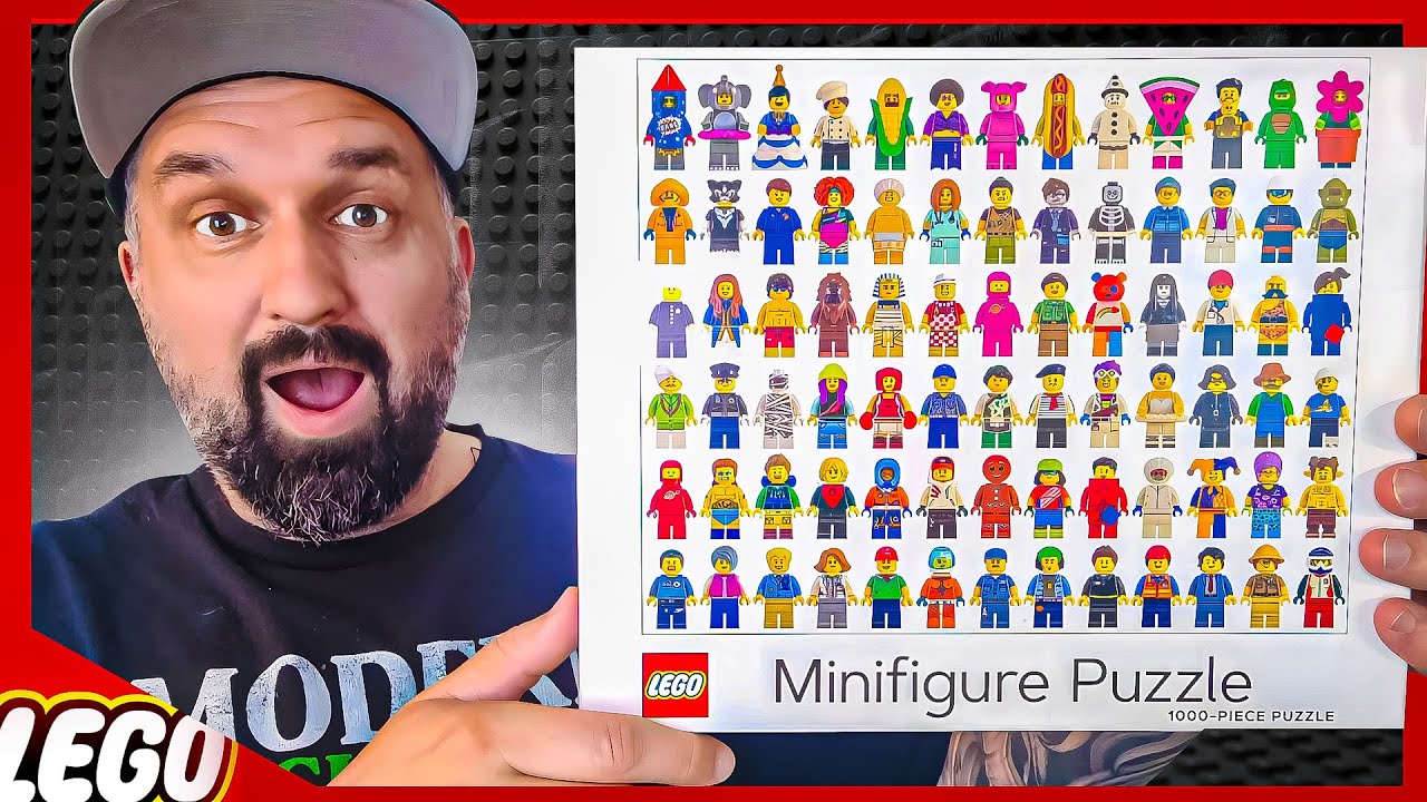 I Was WRONG about the LEGO Minifigure 1000 Pieces Puzzle!!