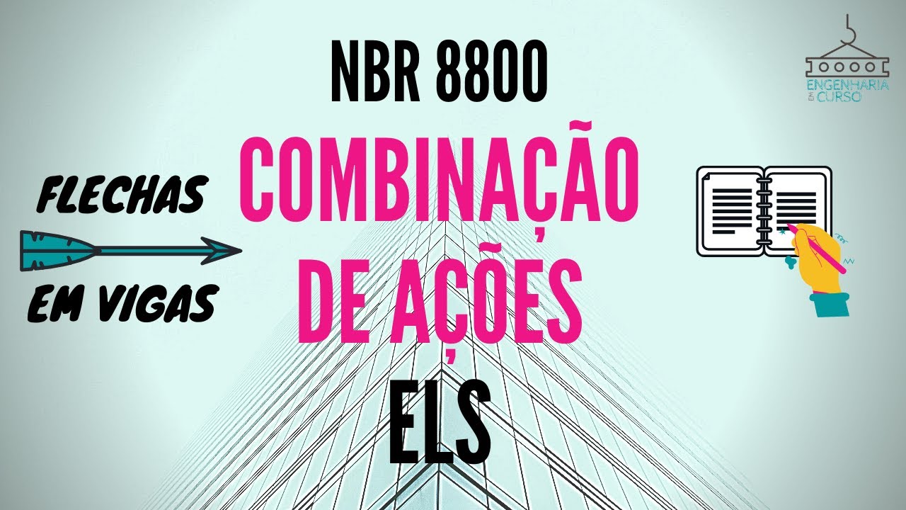 Combinações de ações no ELS - FLECHAS em VIGAS