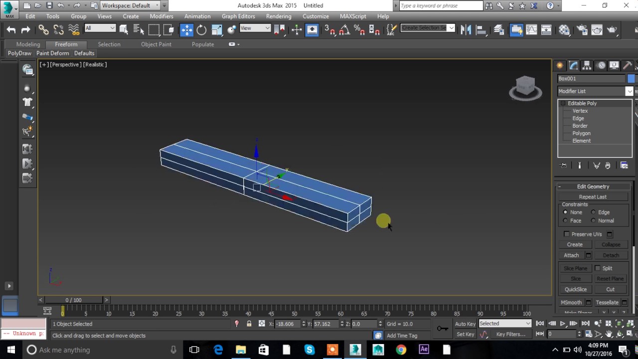 Introduction to Editable Poly in 3ds Max