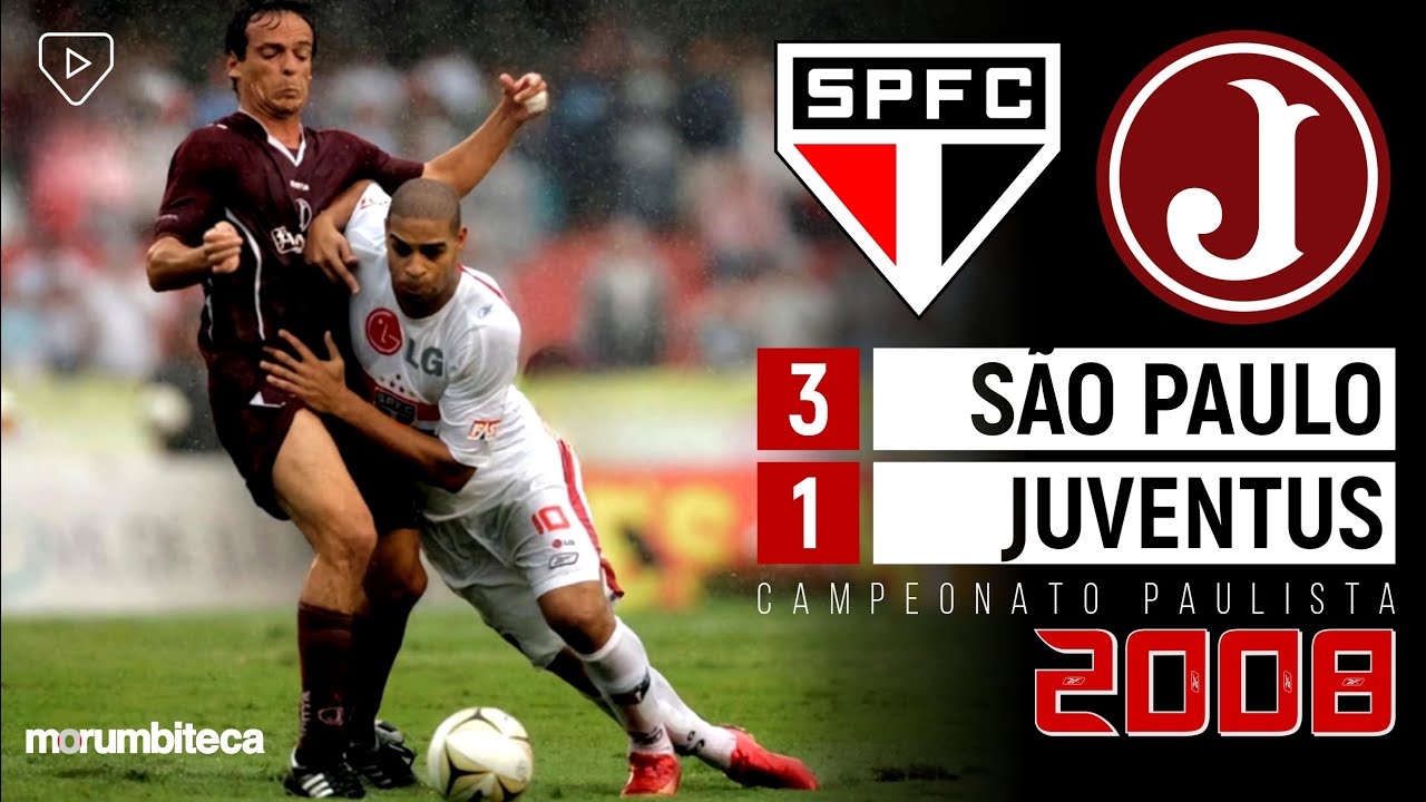 São Paulo 3x1 Juventus - 2008 - NO DUELO DINIZ x ADRIANO, TRICOLOR VENCE E SE CLASSIFICA!