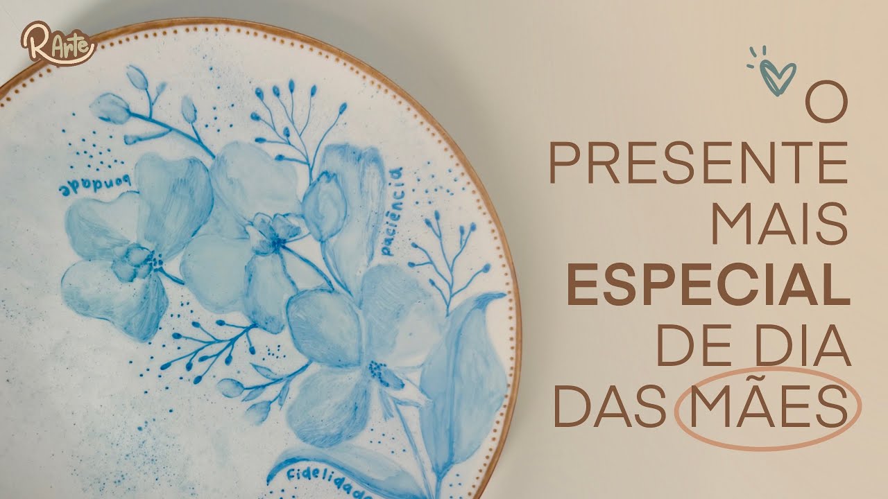 Como pintar pratos de porcelana com aquarela - DIY