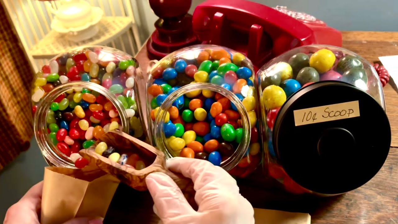 Gift Shop Role Play! (NO talking) Gift wrapping~Cash counting~Price tagging~Candy jars~Cards~ASMR