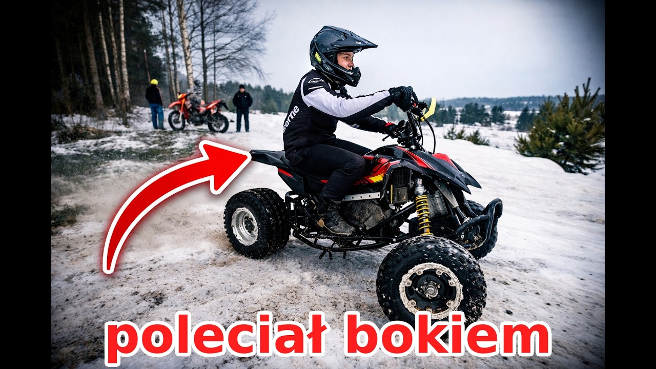 ŚLISKI ZAKRĘT GO POKONAŁ | *Spotkaliśmy sporą ekipę na quadach*