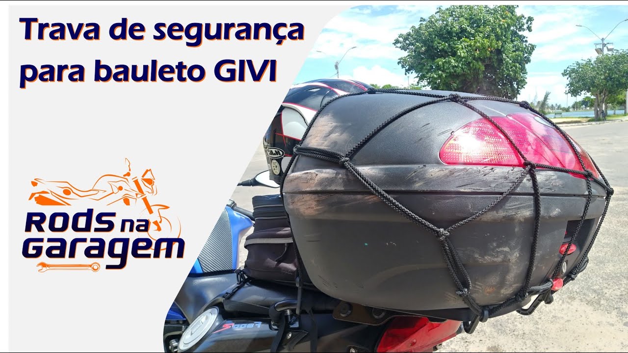 Trava de segurança para bauletos de moto #motocicletas #manutenção