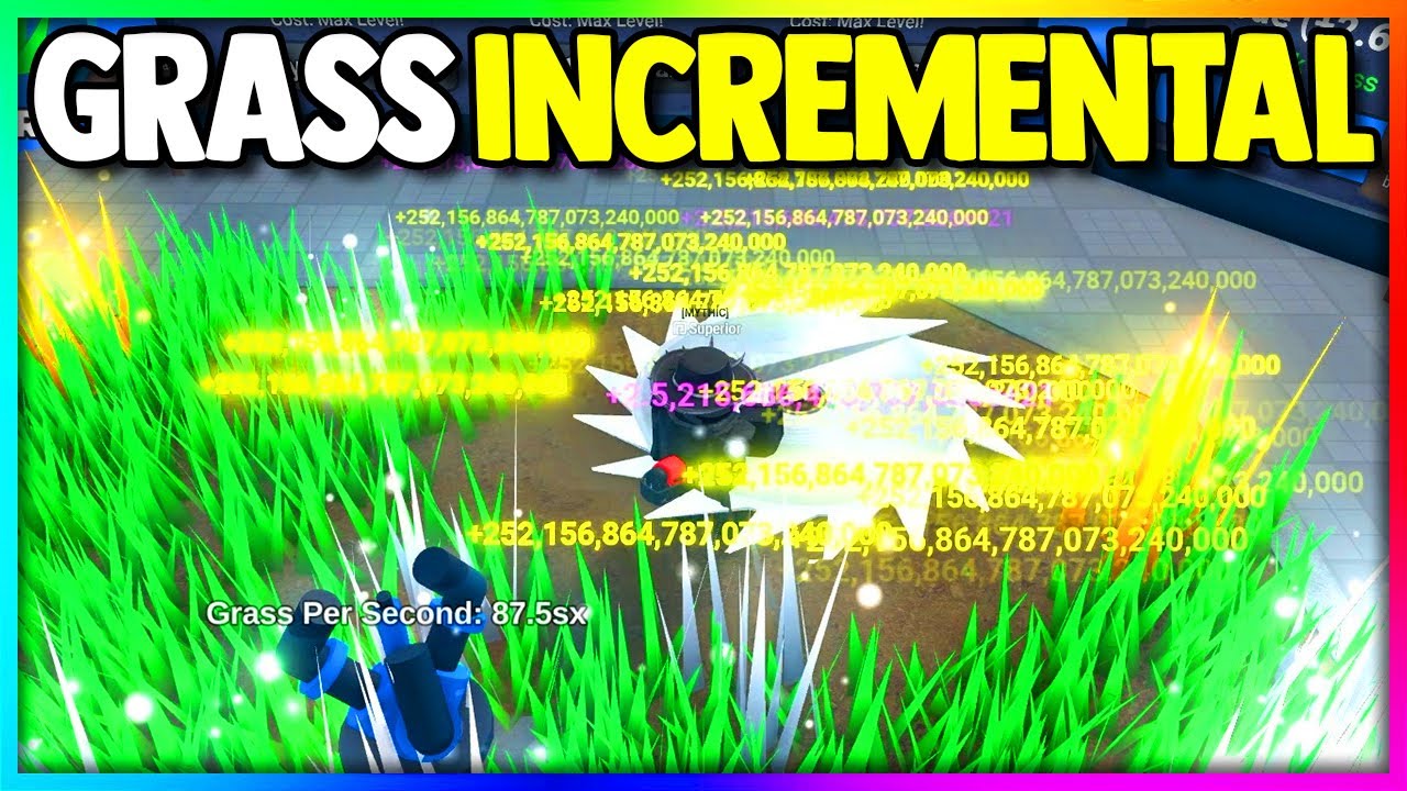 Я стал ПРО в Roblox Grass Incremental...