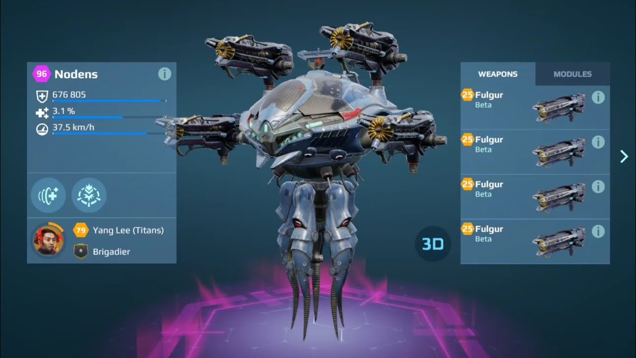 5 TITAN SLAYERS SUPER HEALER NODENS WITH FULGUR! CRAZY GAMEPLAY! (War Robots)