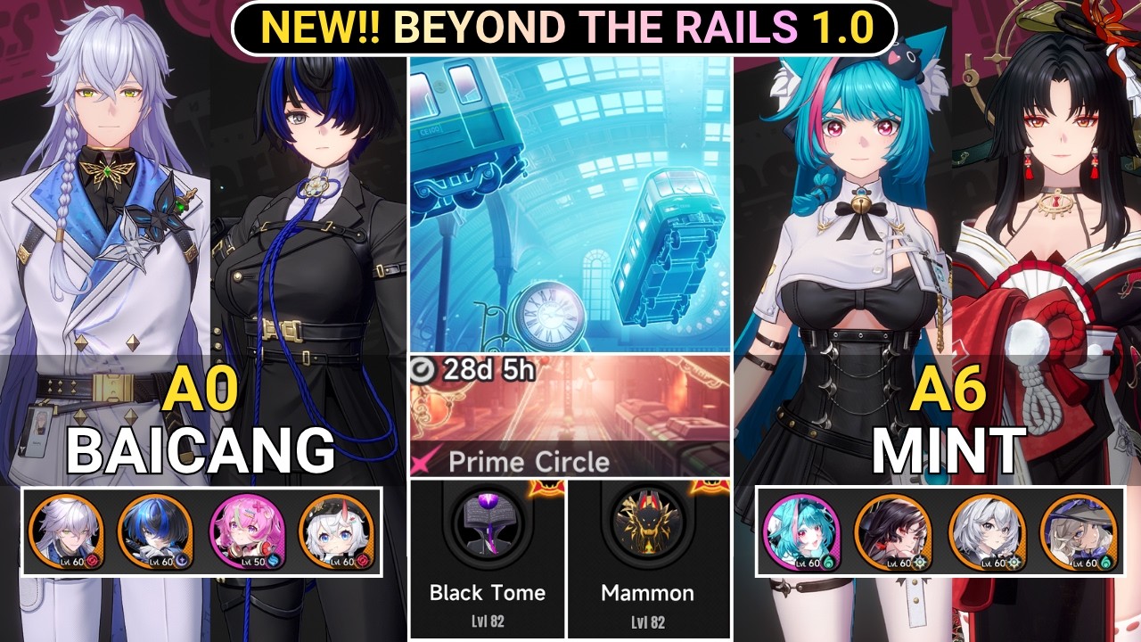 Baicang & Mint VS Stage 10 Prime Circle! All F2P WP! A0 Baicang & A6 Mint | Beyond The Rails NTE 1.0